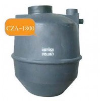 CZA-1800  ถังบำบัดน้ำเสียรวมชนิดไร้อากาศ  ความจุ 1800 ลิตร 