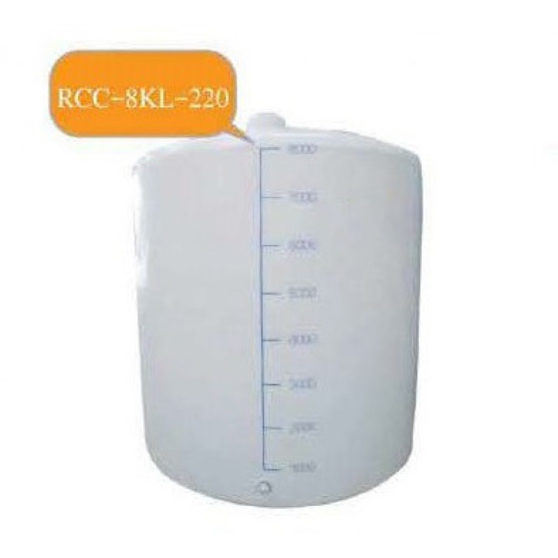RCC-8KL-220  ถังเก็บน้ำ-สารเคมี ความจุ  8000  ลิตร ทรงขวด  ฝาเกลียว