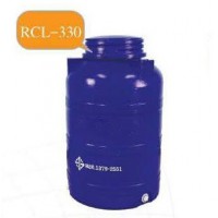 RCL-330  ถังเก็บน้ำ-สารเคมี ความจุ   330  ลิตร ทรงขวด  ฝาเกลียว มีลอน
