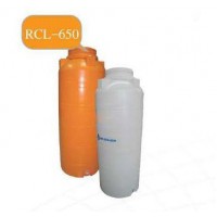 RCL-650  ถังเก็บน้ำ-สารเคมี ความจุ   650  ลิตร ทรงขวด  ฝาเกลียว มีลอน