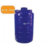 RCR-2000  ถังเก็บน้ำ-สารเคมี ความจุ   2000  ลิตร ทรงขวด  ฝาเกลียว มีลอน