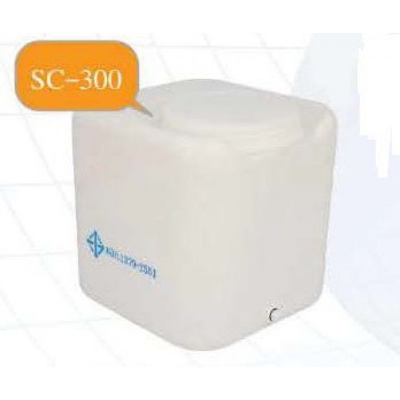 SC-300  ถังเก็บน้ำ-สารเคมี ความจุ   300  ลิตร ทรงสี่เหลี่ยม  ฝาเกลียว  เยื้องศูนย์กลาง