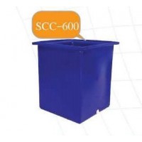 SCC-600  (กระบะ-ทรงเหลี่ยม) :  กระบะ - ทรงเหลี่ยม  ความจุ 600 ลิตร  ทรงสี่เหลี่ยมสูง
