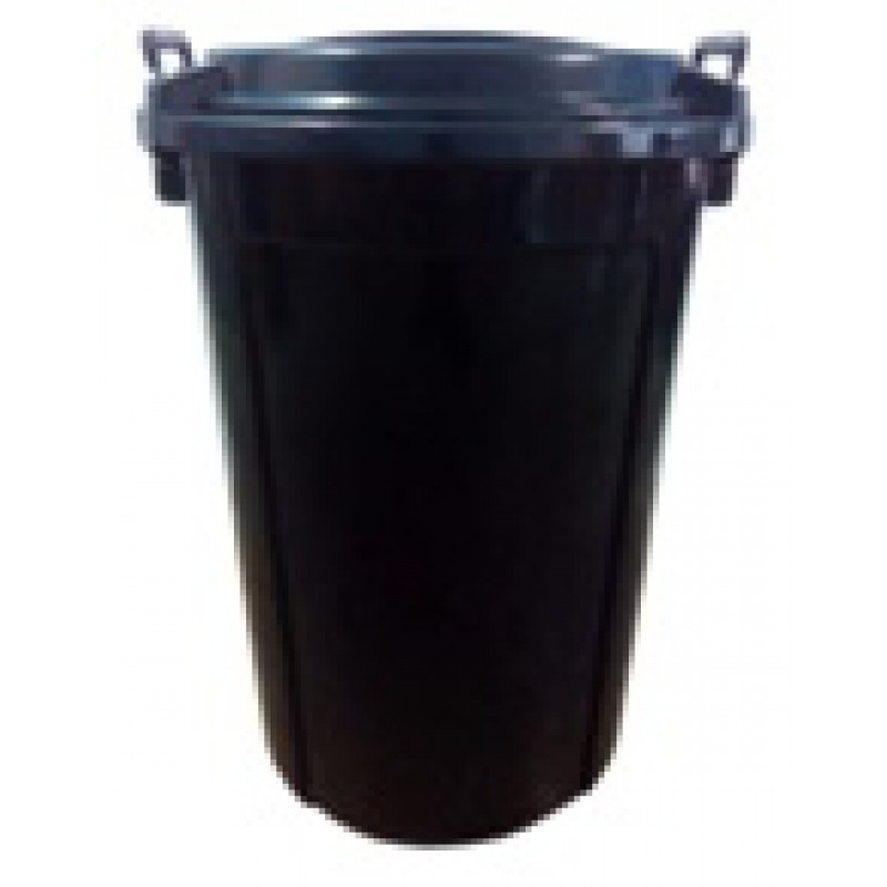 CCS-B16GL Black :   ถังขยะพลาสติก ขนาด 16 แกลลอน (54 ลิตร) มีหูล๊อคฝา
